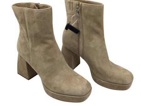 Boots Ankle Heels By Dolce Vita In Taupe, Size: 10 Cheap