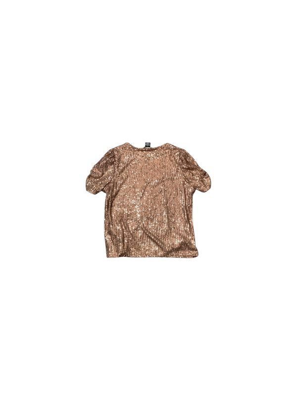 Top Short Sleeve By Dkny In Copper, Size: Xl on Sale