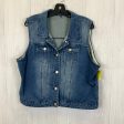 Vest Other By Clothes Mentor In Blue Denim, Size: Xl Fashion