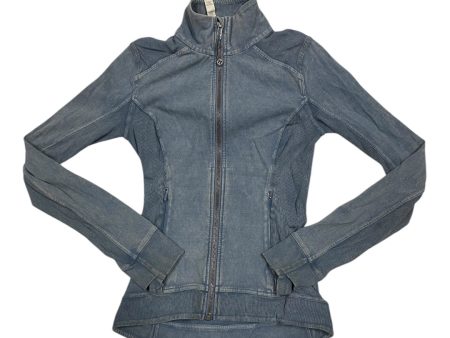 Athletic Jacket By Lululemon In Blue, Size: 4 Online now