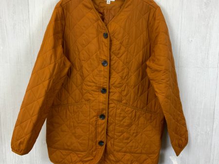 Coat Puffer & Quilted By Free Assembly In Brown, Size: Xl Online