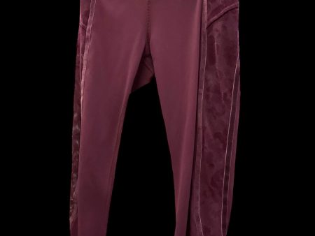 Athletic Capris By Lululemon In Red, Size: 6 For Sale