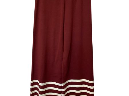 Pants Lounge By Clothes Mentor In Maroon, Size: L For Discount