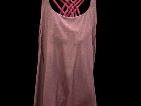 Athletic Tank Top By Lululemon In Maroon, Size: 6 Online Hot Sale