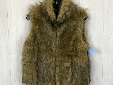 Vest Faux Fur & Sherpa By Dollhouse In Tan, Size: M Discount