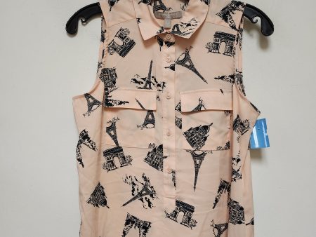 Top Sleeveless By Banana Republic In Peach, Size: Xs For Sale