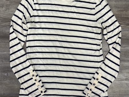 Top Long Sleeve By Banana Republic In Striped Pattern, Size: Xs Online now