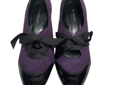 Shoes Heels Block By Liz Claiborne In Black & Purple, Size: 8.5 Sale