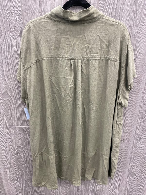 Dress Casual Short By H&m In Green, Size: 3x For Sale