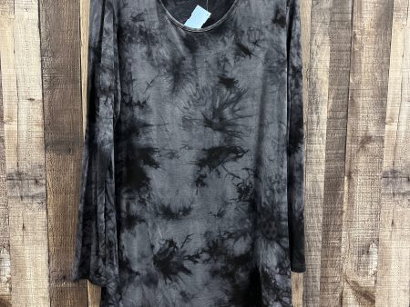 Tunic Long Sleeve By Cme In Tie Dye Print, Size: Xl For Discount