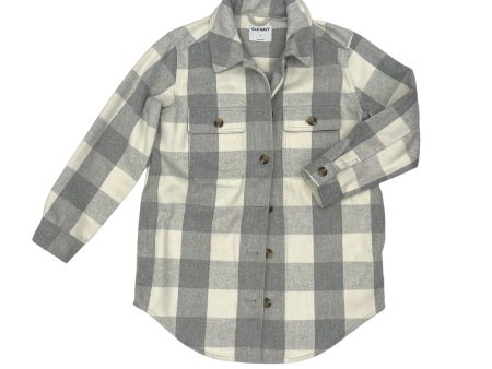 Jacket Shirt By Old Navy In Grey, Size:S For Discount