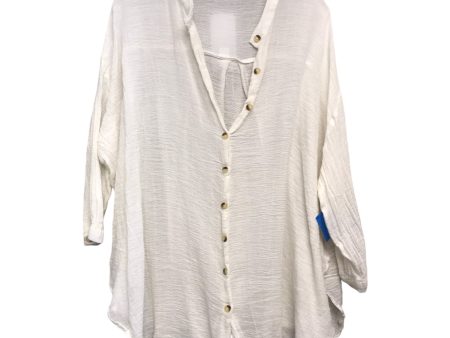 Top Ls By Zara In White, Size:S For Discount