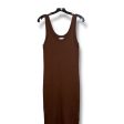 Dress Casual Maxi By Clothes Mentor In Brown, Size: M Hot on Sale