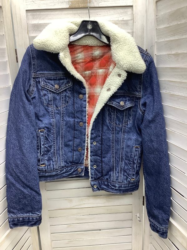 Jacket Denim By Clothes Mentor In Blue Denim, Size: Xs Sale