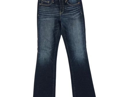 Jeans Boot Cut By Buckle Black In Blue Denim, Size:8 Sale