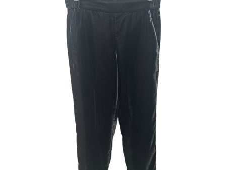 Velvet Pants Lounge By J. Crew In Black, Size: 4 Online Hot Sale