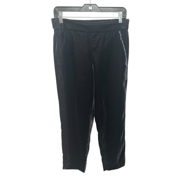 Velvet Pants Lounge By J. Crew In Black, Size: 4 Online Hot Sale