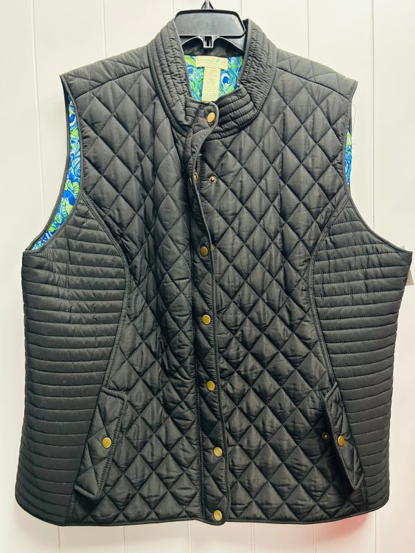 Vest Puffer & Quilted By Caribbean Joe In Black, Size: 2x on Sale