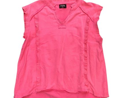 Top Sleeveless Basic By Fate In Pink, Size: S Online