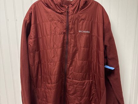 Athletic Jacket By Columbia In Red, Size: 1x For Discount