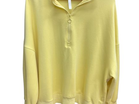 Athletic Jacket By Fabletics In Yellow, Size: 1x Sale