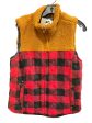 Vest Faux Fur & Sherpa By Maurices In Black & Red, Size: L Cheap