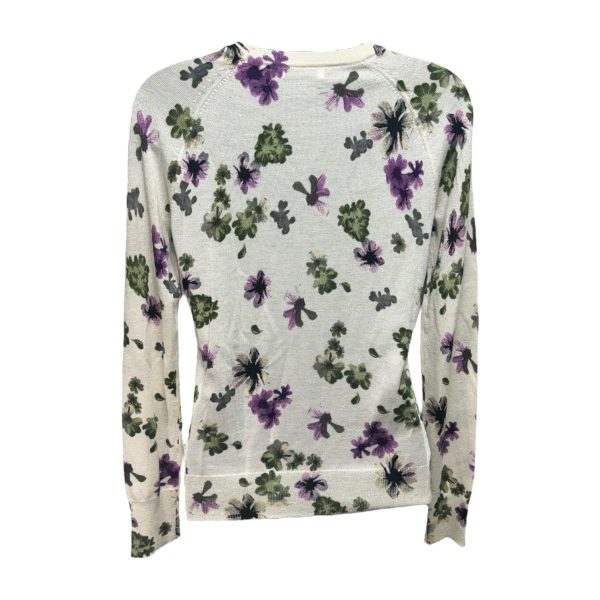 Silk   Cashmere Sweater By Equipment In Floral Print, Size: Xs Discount