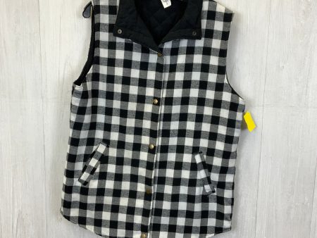 Vest Puffer & Quilted By Clothes Mentor In Plaid Pattern, Size: Xl Online now