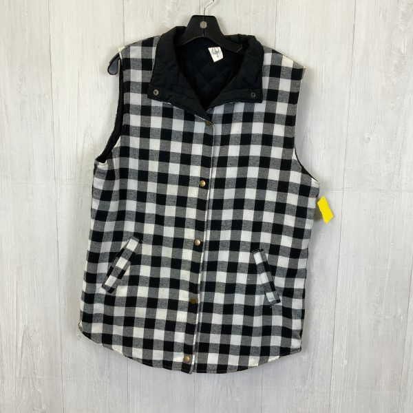 Vest Puffer & Quilted By Clothes Mentor In Plaid Pattern, Size: Xl Online now