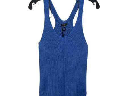 Knit Top Sleeveless By Massimo Dutti In Blue, Size: S For Sale