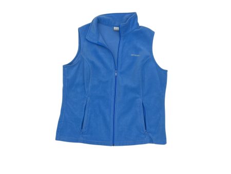 Vest Fleece By Columbia In Blue, Size:1X Discount