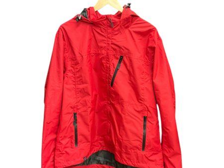 Jacket Windbreaker By Clothes Mentor In Red, Size: Xl Supply