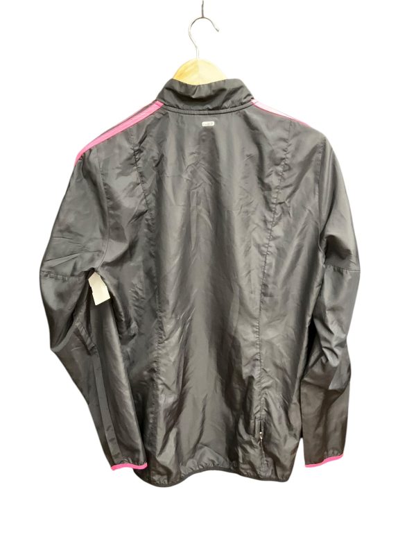 Athletic Jacket By Adidas In Black & Pink, Size: M Online Sale