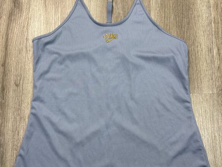 Athletic Tank Top By Nike Apparel In Blue, Size: M Online