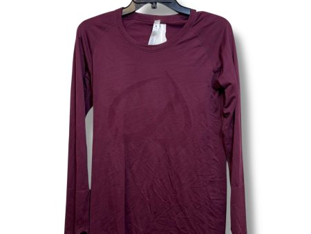 Athletic Top Long Sleeve Crewneck By Clothes Mentor In Maroon, Size: L Supply