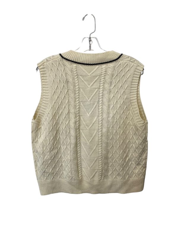 Vest Sweater By Shein In Cream, Size: M Hot on Sale