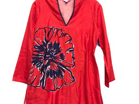 Top Ls Designer By Lilly Pulitzer In Red, Size:S Online Hot Sale