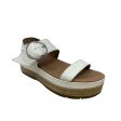 April Platform Sandals In Cream Leather Ugg, Size 10 Online now