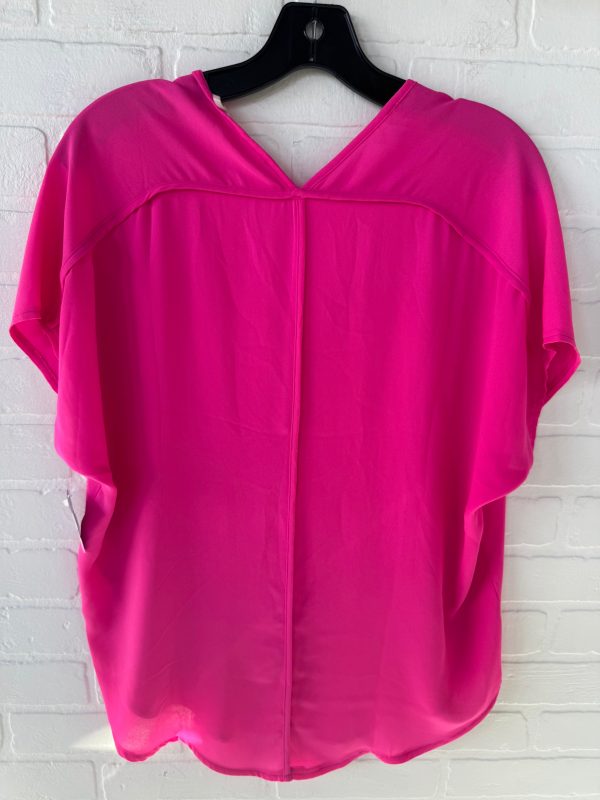 Top Short Sleeve By Lush In Pink, Size: S Online now