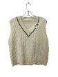 Vest Sweater By Shein In Cream, Size: M Hot on Sale