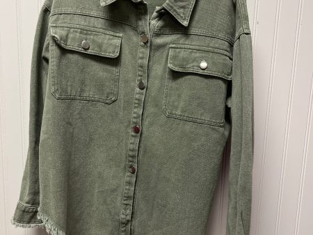 Jacket Denim By Cmc In Green, Size: S For Discount