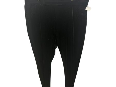 Velvet Pants Dress By John Mark In Black, Size: 3x Sale