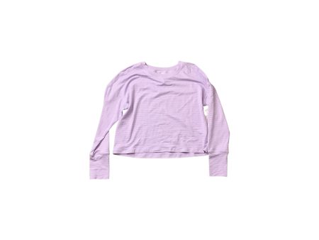 Athletic Top Long Sleeve Crewneck By Rbx In Purple, Size: S Discount