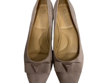 Shoes Heels Block By Chinese Laundry In Beige, Size: 9.5 Fashion