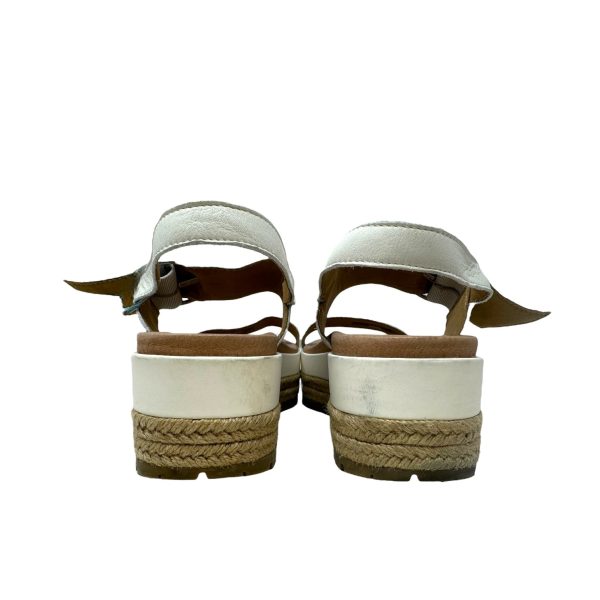 April Platform Sandals In Cream Leather Ugg, Size 10 Online now