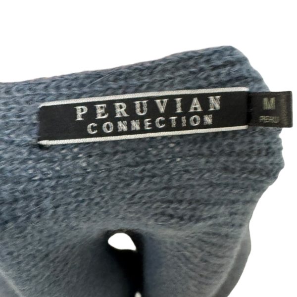 Royal Alpaca Sweater By Peruvian Connection In Blue, Size: M For Sale