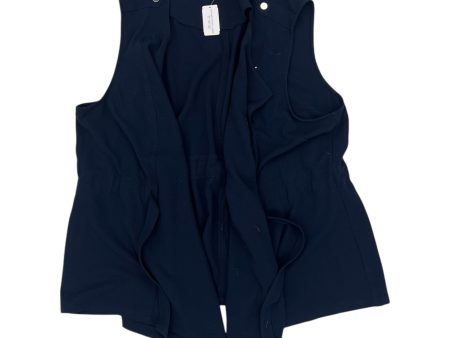 Vest Other By Cj Banks In Navy, Size:3X Online Sale