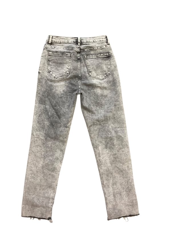 Jeans Straight By Kensie In Grey, Size: 8 For Discount