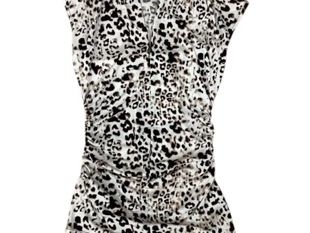 Blouse Sleeveless By Vince Camuto In Animal Print, Size: Xs Sale