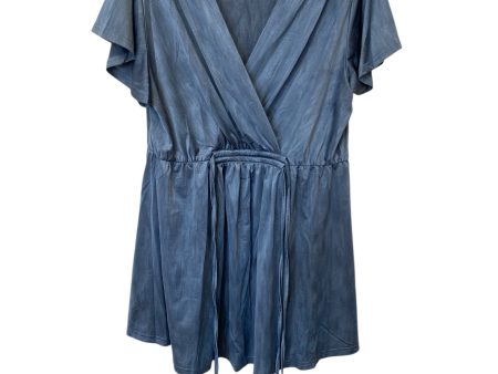 Tunic Short Sleeve By Clothes Mentor In Blue, Size: Xl Supply